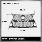 Front Bumper Grille for Lexus GS200t, GS450h, GS350 (2016–2020)