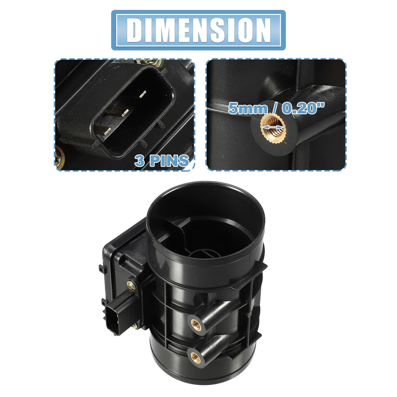 Mass Air Flow Meter MAF Sensor for Suzuki Vitara (1999–2003) No.13800-65D00
