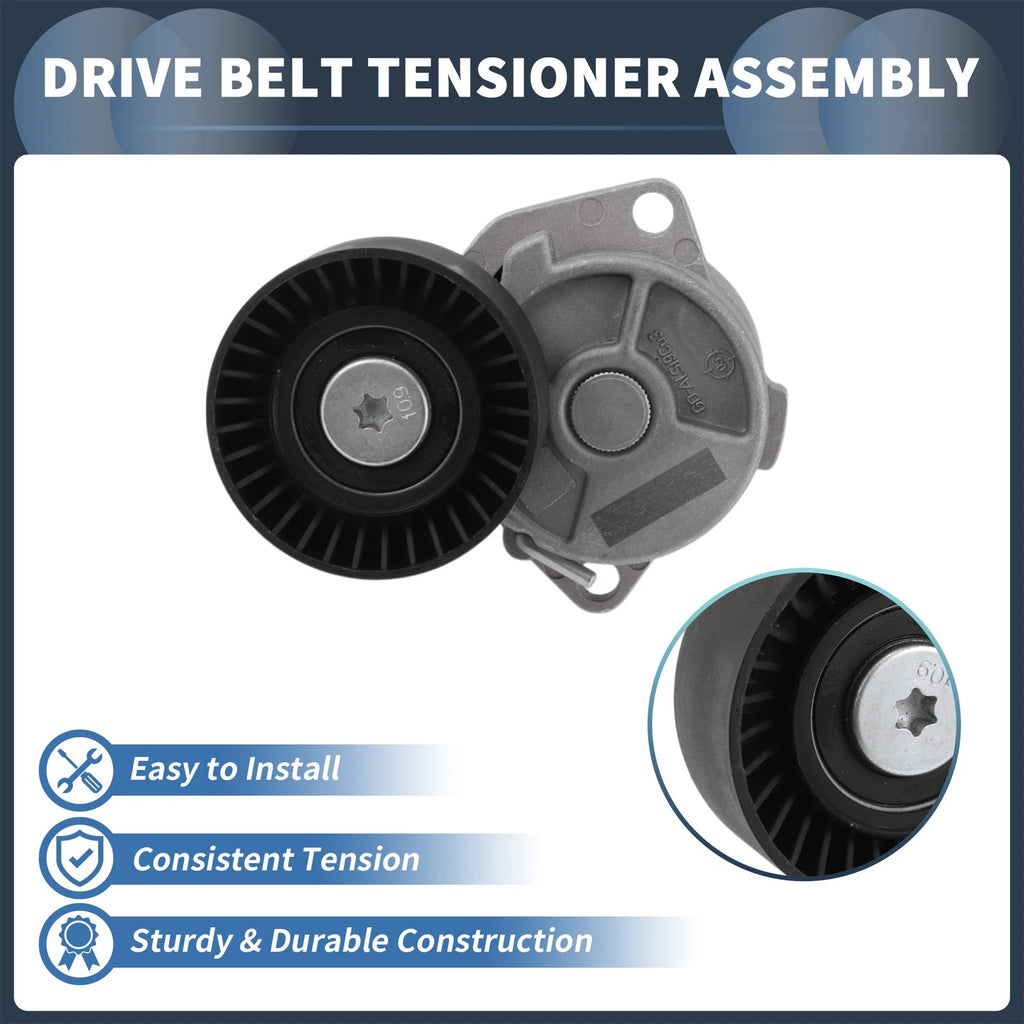 Belt Tensioner for BMW 3 Series (1993–2006) No. 11281432104/11281247647 Metal
