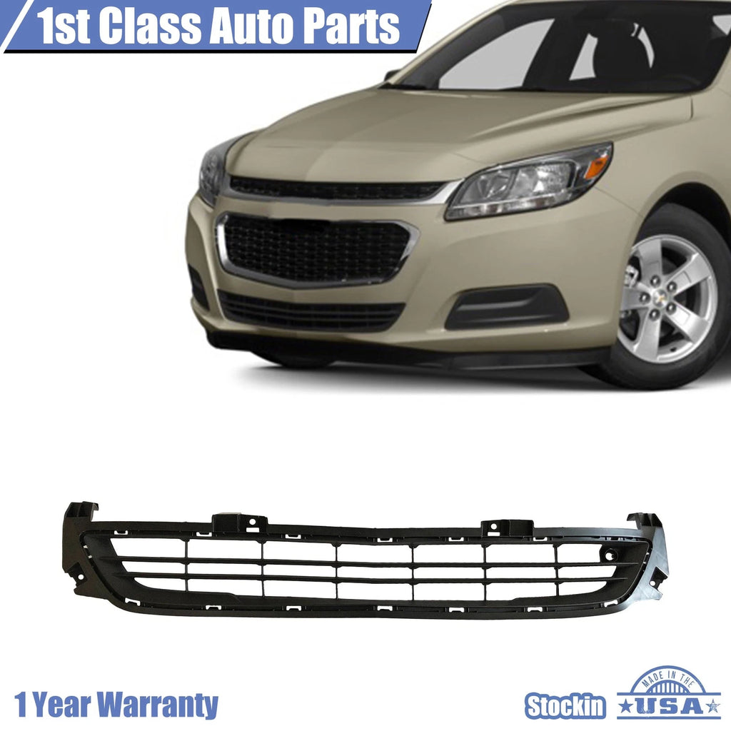 Front Lower Bumper Grille for Chevrolet Malibu (2014–2016) Matte Black
