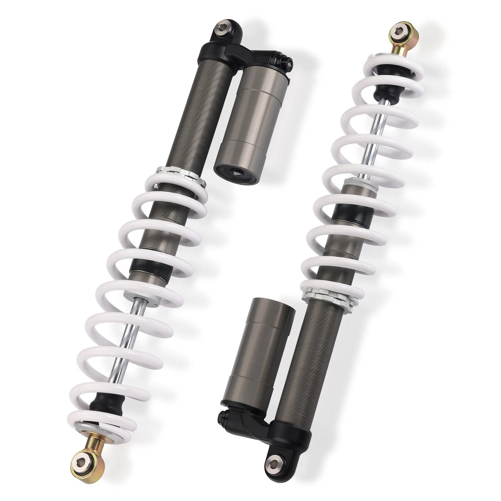 White Rear Left & Right Shock Coilover 7043419 for Polaris RZR S 800 (2009–2012)