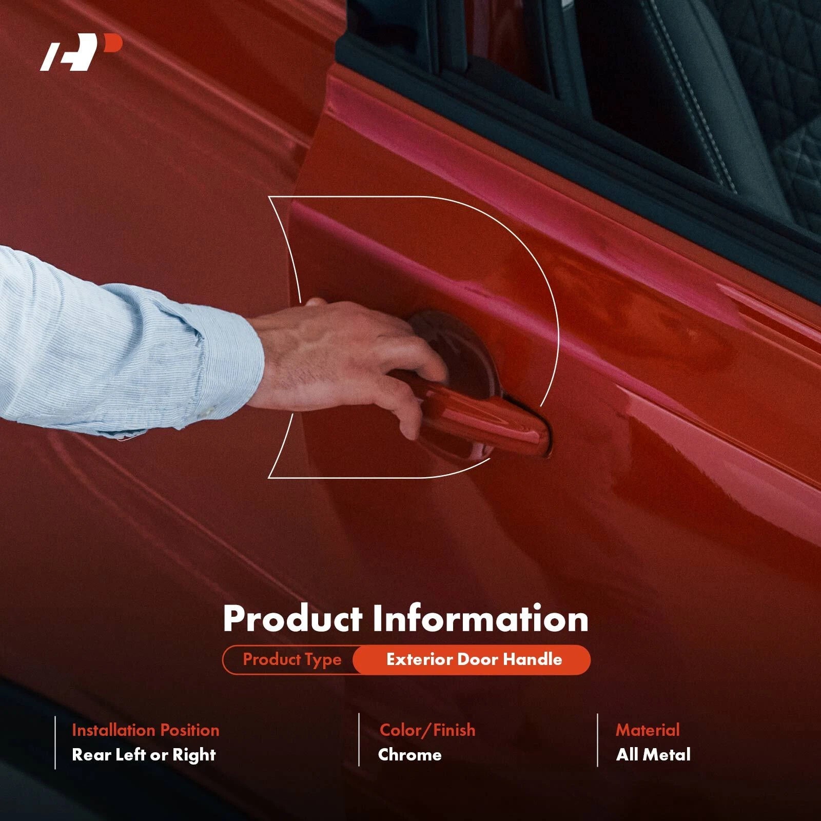 Rear Exterior Door Handle for Toyota Camry (2007–2011)