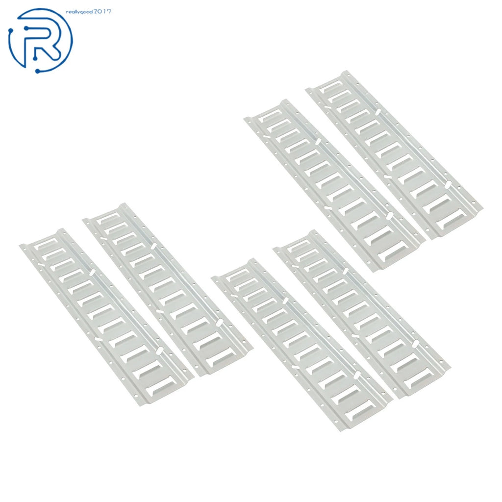 Set of 6 E Track Tie Down Rails for Vans ATV (Portable, Galvanized)