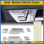 Chrome Seat Adjust Switch Button Cover Trim for Mercedes-Benz E Class (2009–2016)