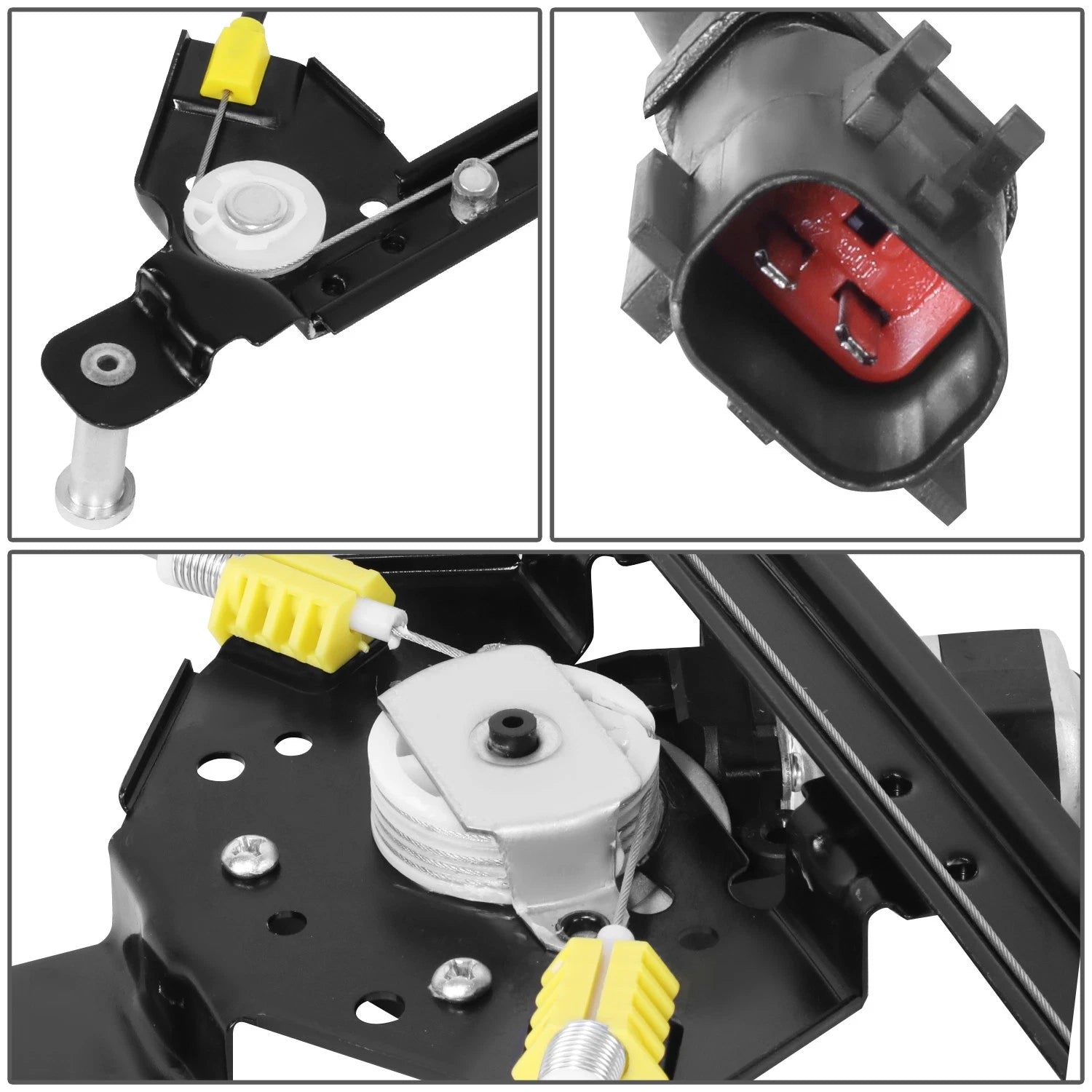 Electric Rear Left Window Regulator w/ Motor for Dodge Caliber (2007–2012)