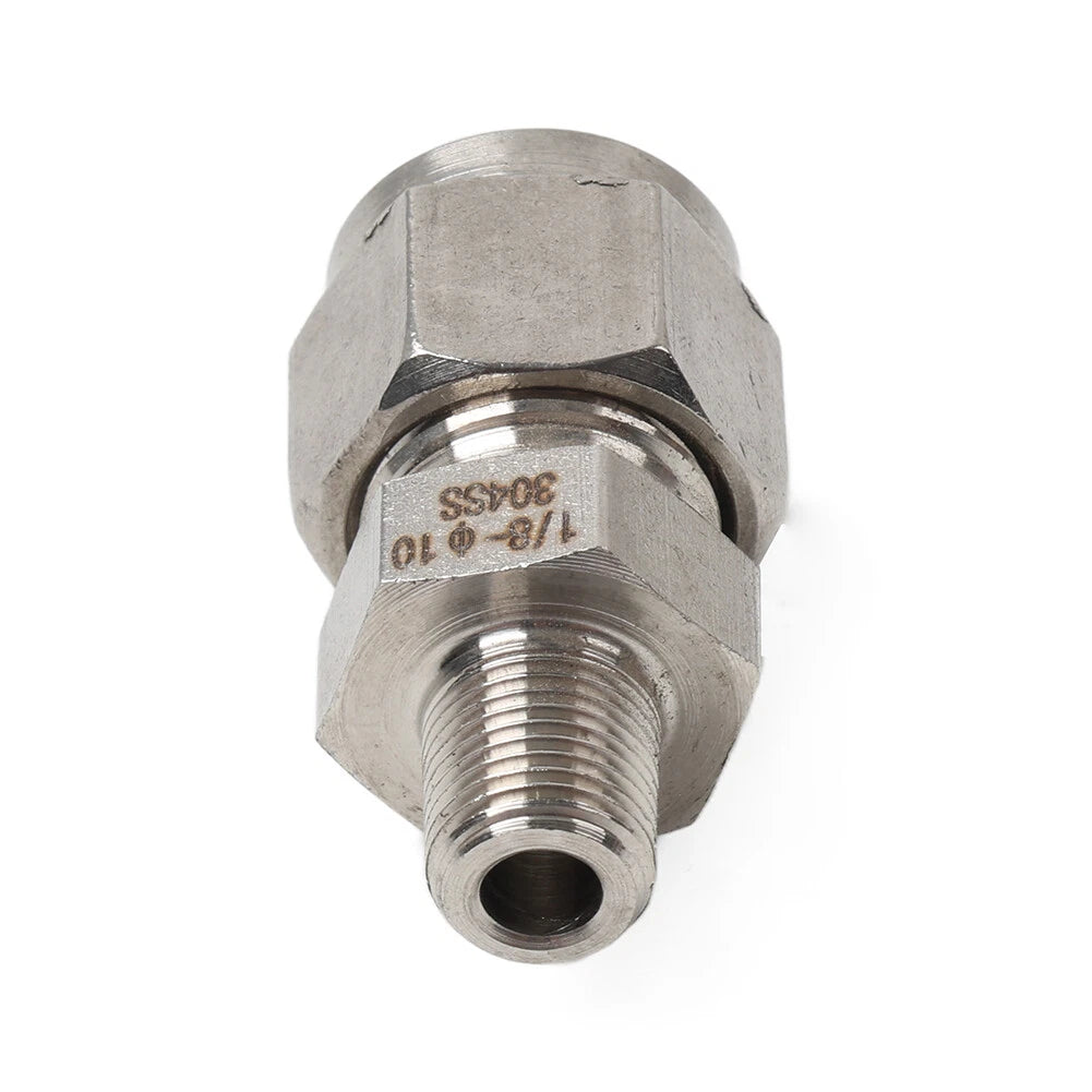 Compression Tube Fitting 1/8 PT Male x 10mm OD for Automotive (2010–2023)