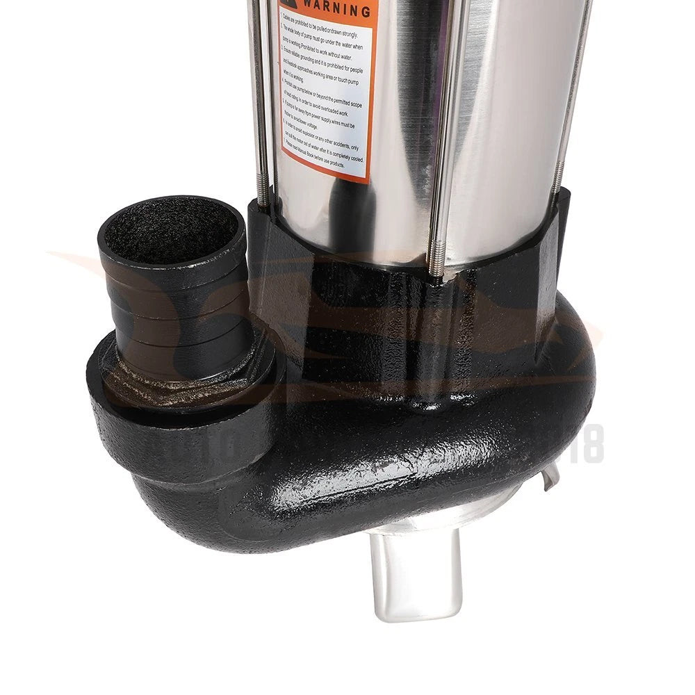 1.5HP Sump Pump for Industrial Sewage Cutter Grinder (110V)