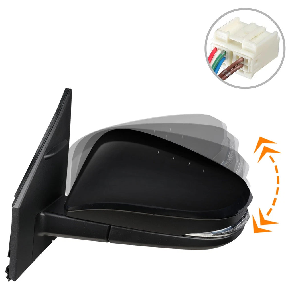 Powered Heated Turn Signal Side View Door Mirror for Toyota RAV4 (2013–2015)