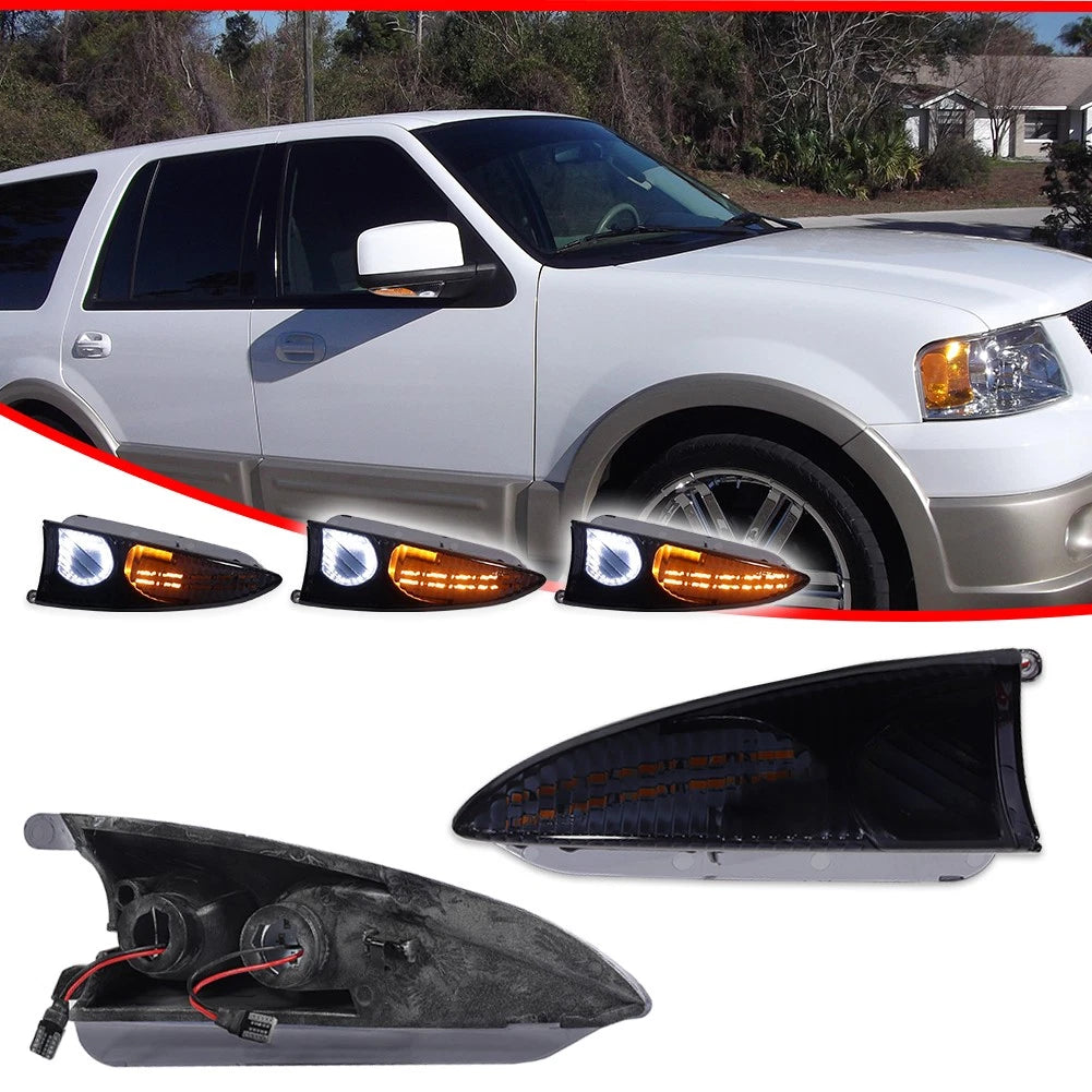 Dynamic LED Mirror Signal Puddle Light for Ford Expedition Navigator (2003–2006)