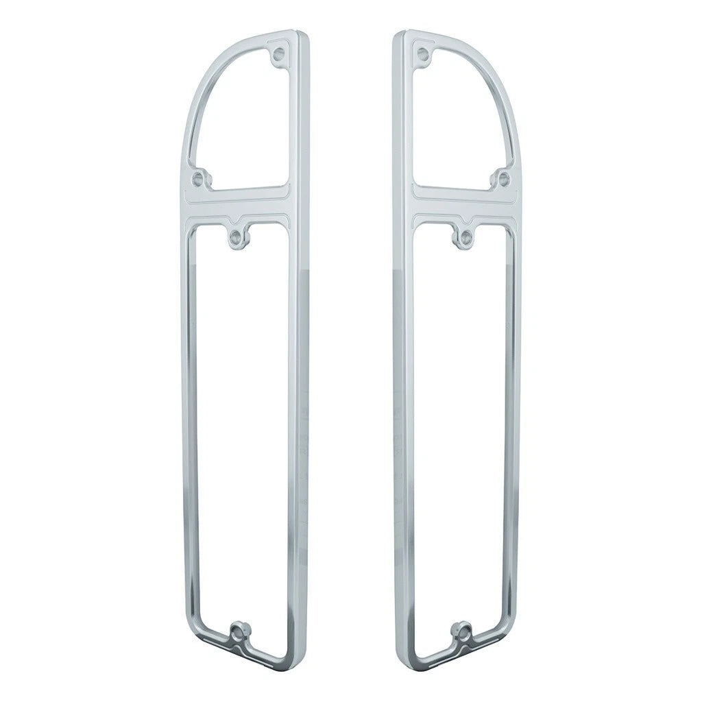 Tail Light Lamp Bezels Billet Aluminum Pair for 1967–1972 Chevy GMC Truck