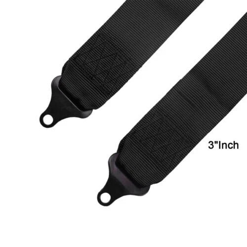 2X 3" Racing Seat Belt Harness 4 Point Quick Release for ATV UTV
