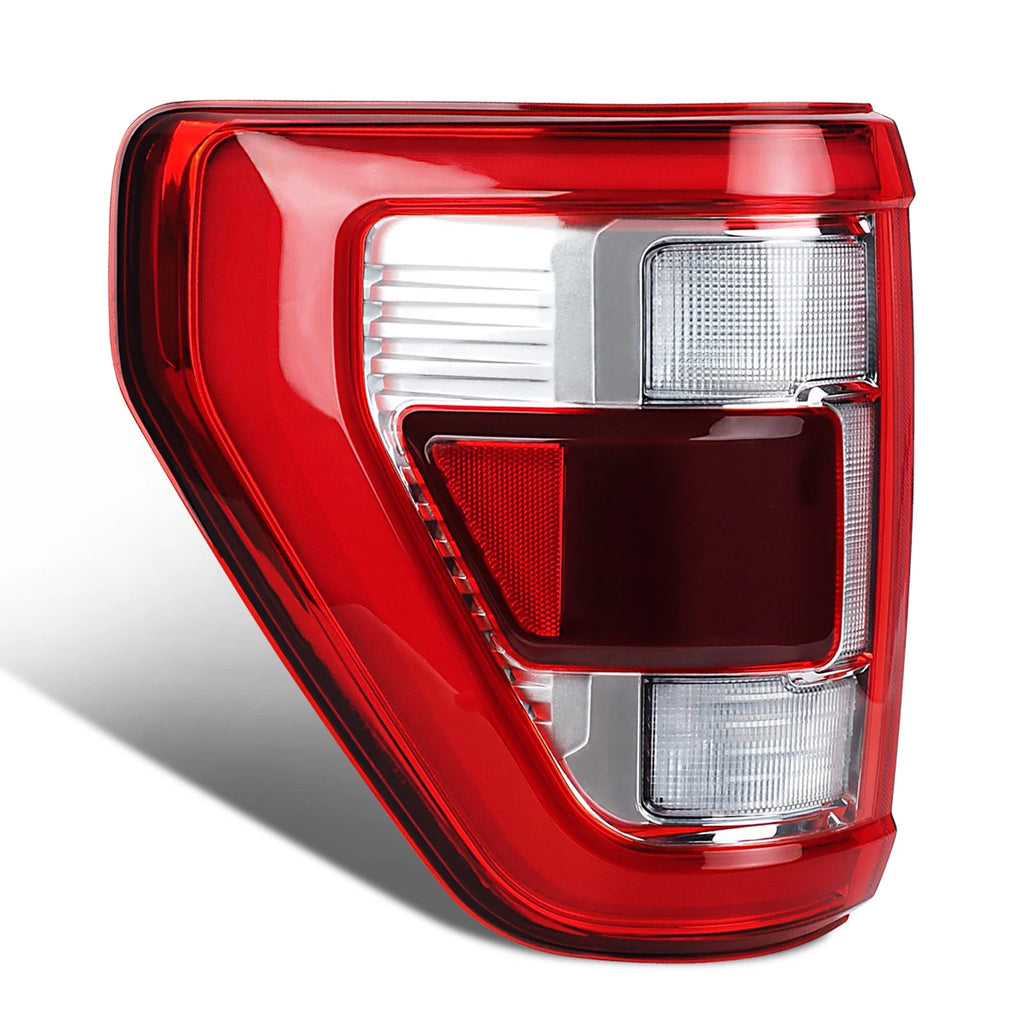 Full LED Tail Light for Ford F-150 (2021–2023) Chrome with Blind Spot