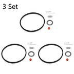Set of 3 Carburetor Needle Seat Kit for Tecumseh 631021 631021A 621021B