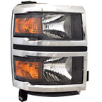 Halogen Headlight Assembly Replacement Passenger Side for Toyota Highlander (2008–2013)