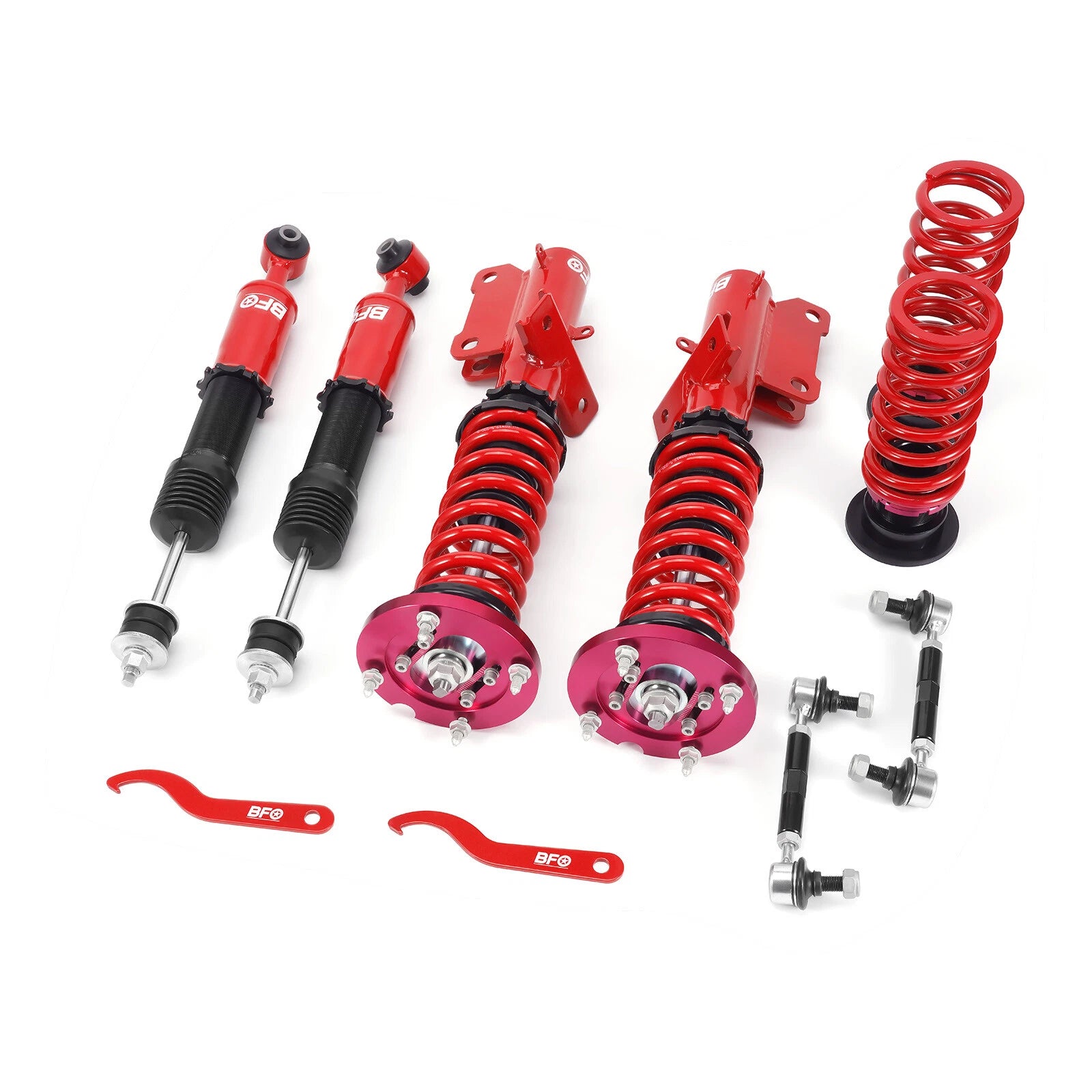 Racing Street Coilover Shocks Springs Kit For Ford Mustang GT 2005-2014