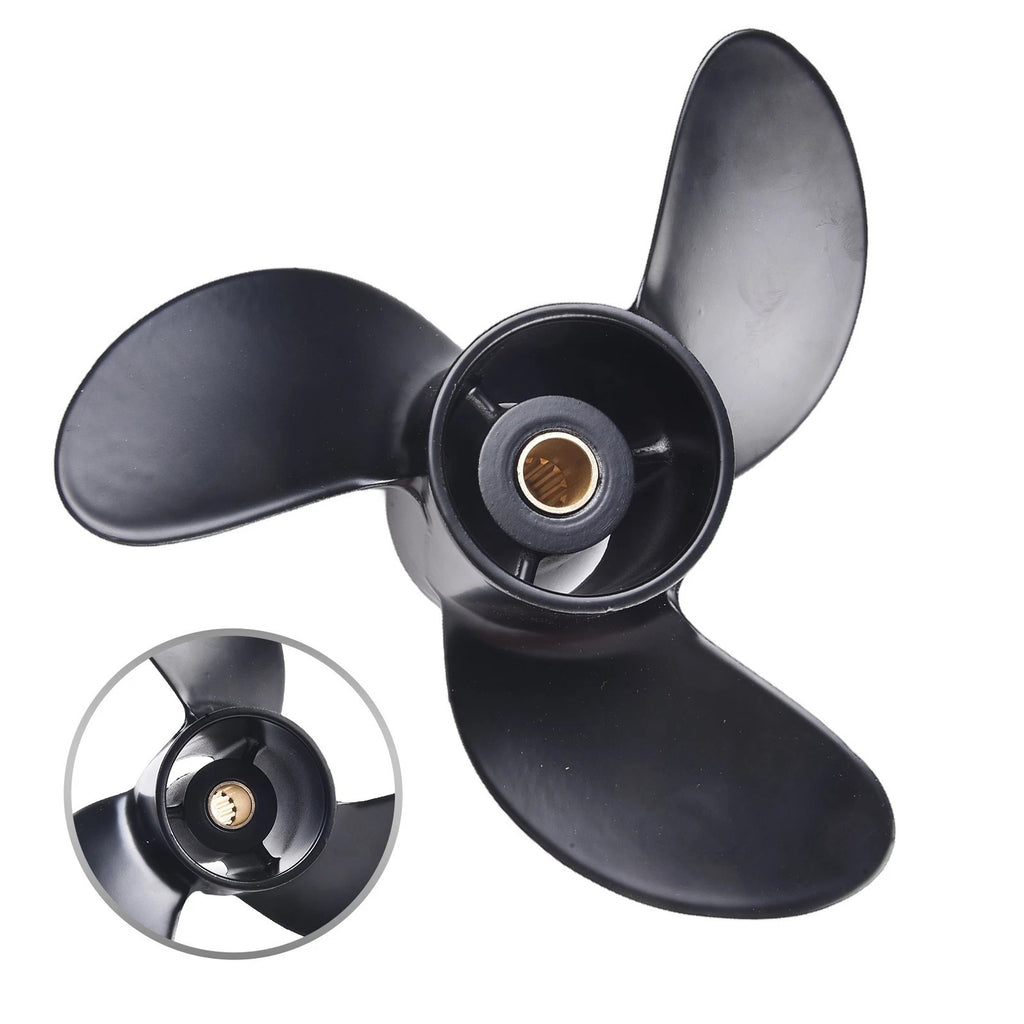 1 PCS Aluminum Outboard Propeller for Tohatsu 4-6HP (3R1W64516-0) 7.8X8mm