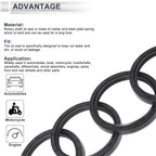 Set of 5 Oil Seal Rotary Shaft Seal NBR Rubber 45x55x7mm