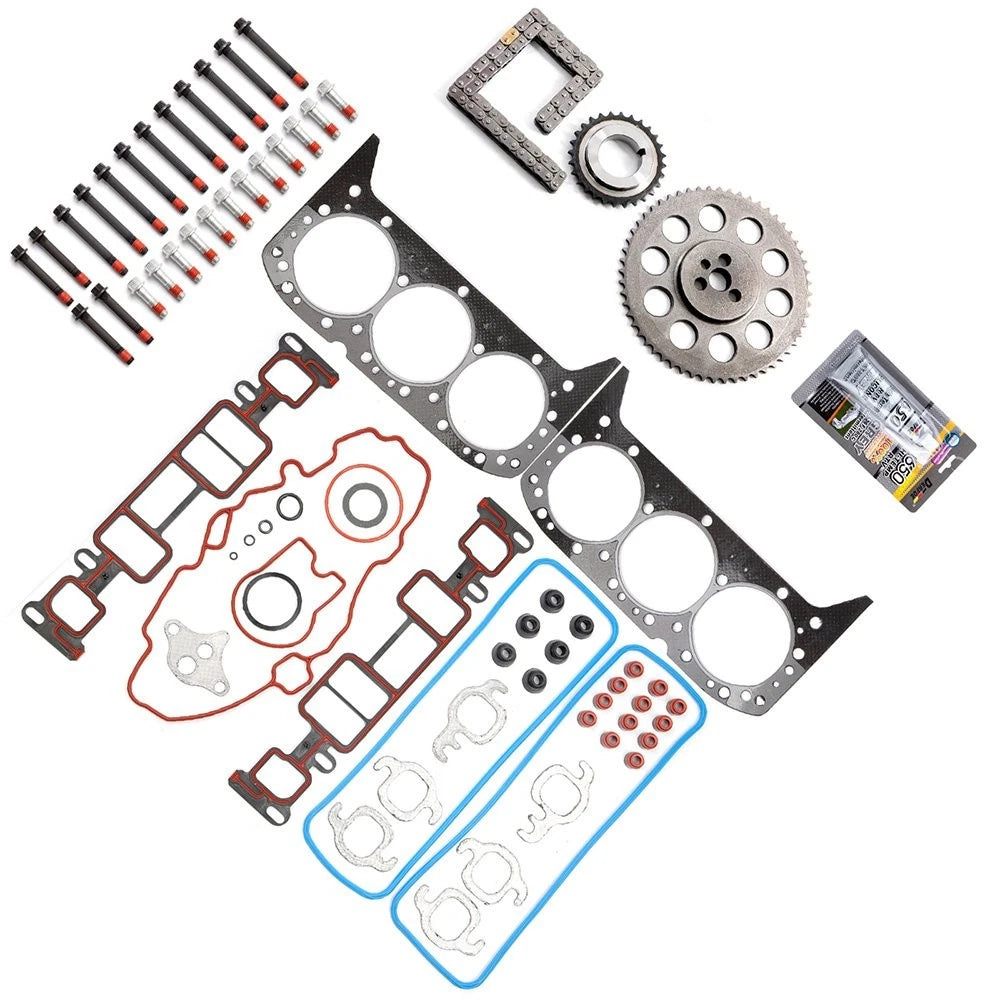 Timing Chain Kit with Cover Gasket & Bolts for Chevrolet Astro GMC Jimmy (1999–2005)