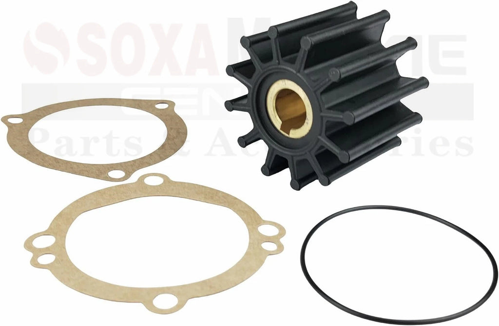 Impeller with Gasket O-Ring Kit for Sherwood 15000K, Jabsco 18327-0001