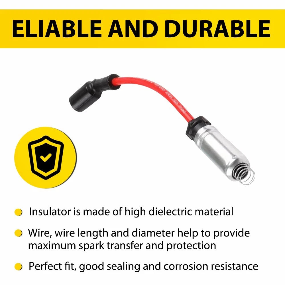 Spark Plug Wire Set for Cadillac Escalade, Chevy Tahoe, Suburban (2015-2018)