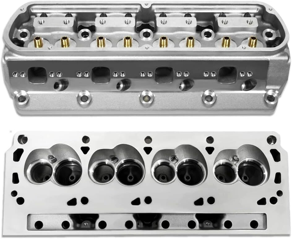 2Pcs Aluminum Cylinder Head for Ford SBF 289 302 351W 5.0L V8 (1962–1995)