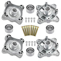 Front & Rear Wheel Hubs w/Bearings for Polaris RZR 800 RZR 800 S (2008–2014)