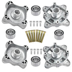 Front & Rear Wheel Hubs w/Bearings for Polaris RZR 800 RZR 800 S (2008–2014)