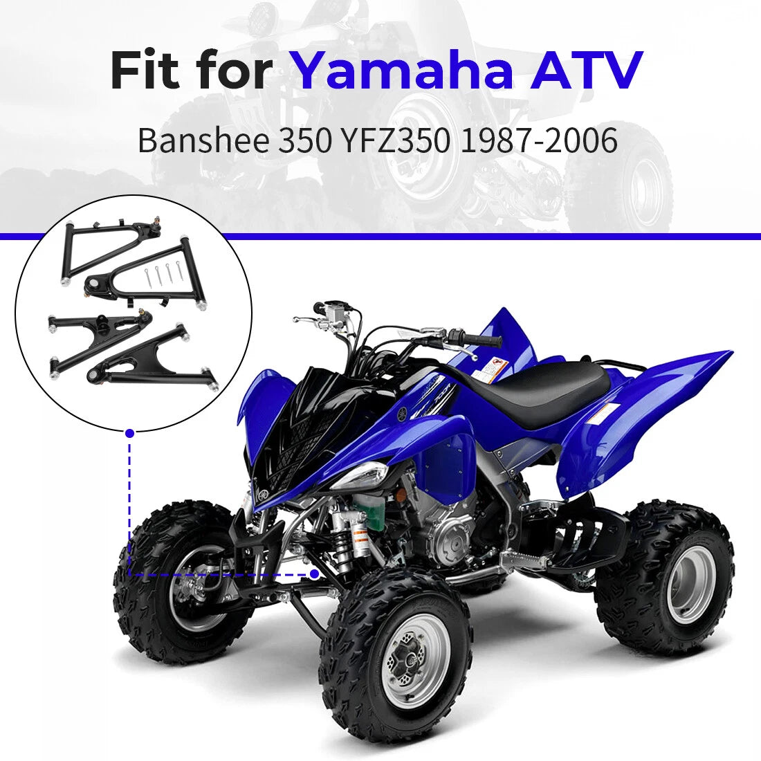 A-Arms Set for Yamaha Banshee 350 (1987–2006) - Front Upper & Lower