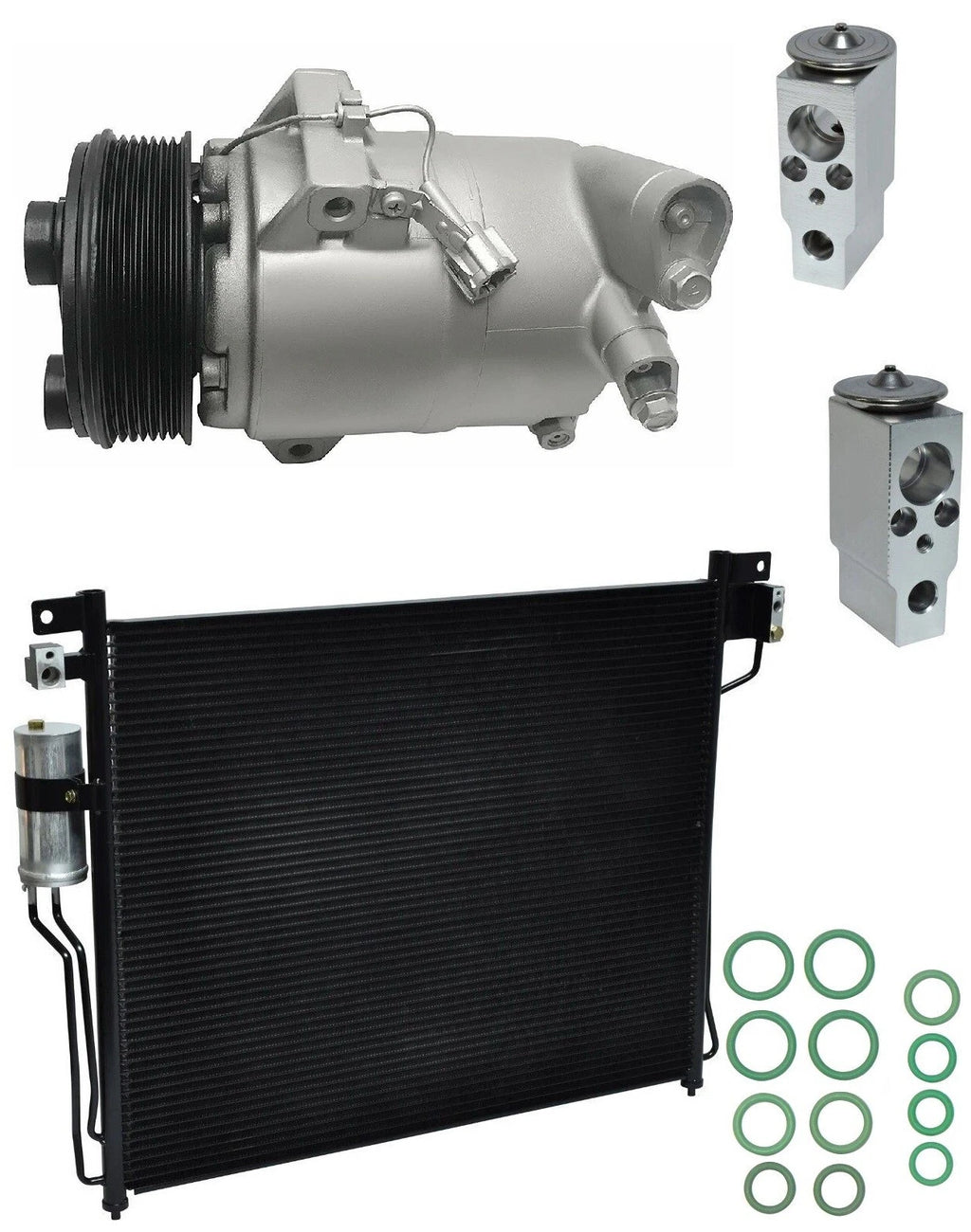 AC Compressor Kit With Condenser for Nissan Pathfinder 4.0L (2007–2010)