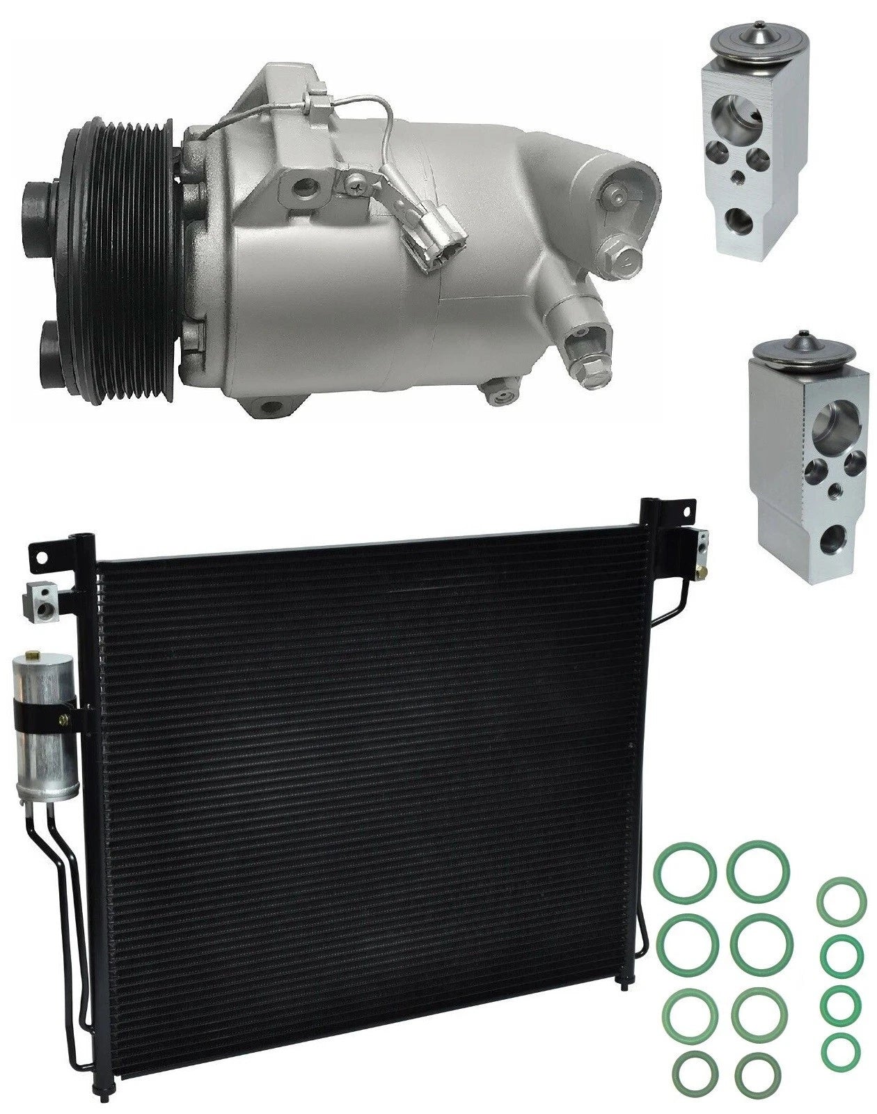 AC Compressor Kit With Condenser for Nissan Pathfinder 4.0L (2007–2010)