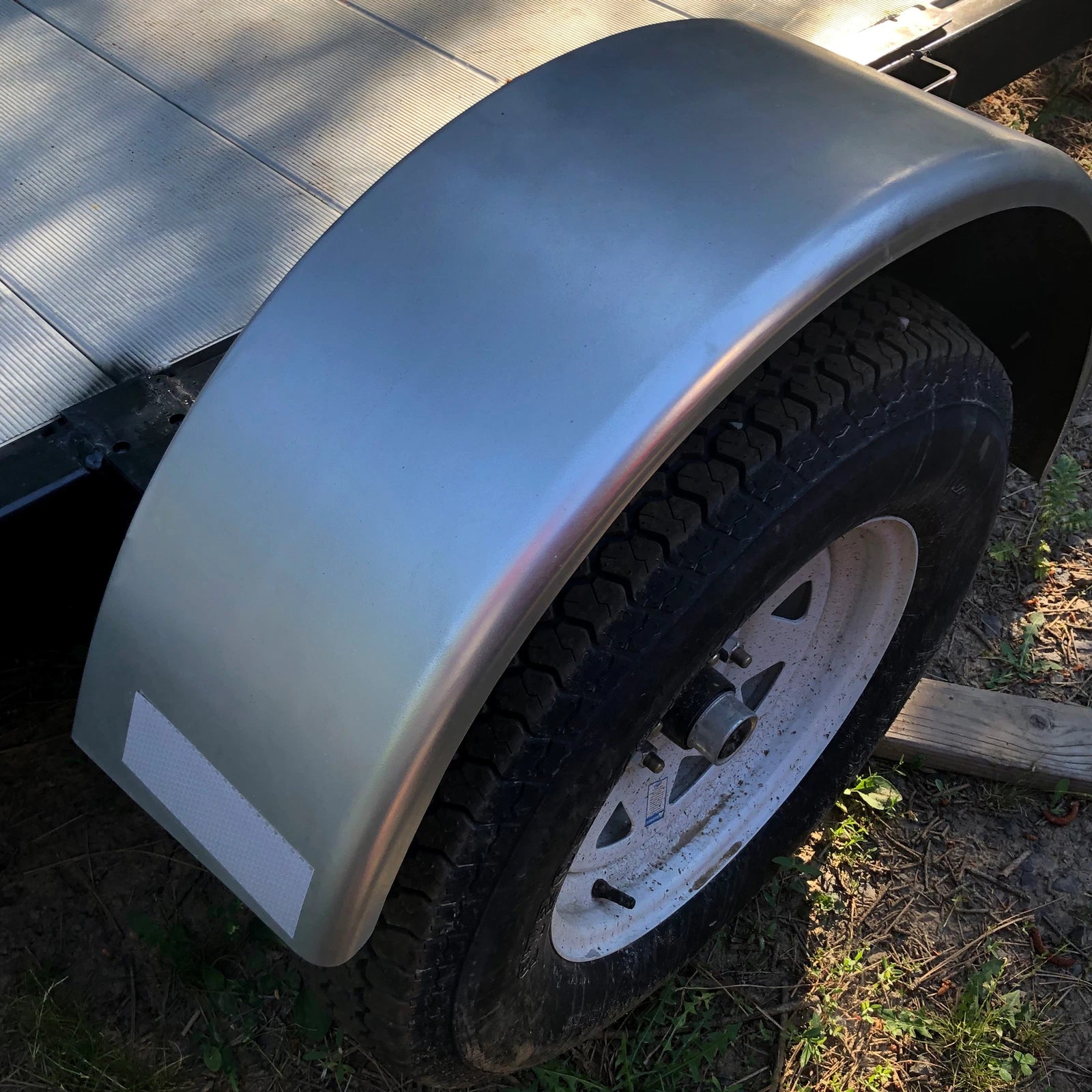 Steel Round Single Axle Trailer Fender for 14"-16" Wheels (Fits )