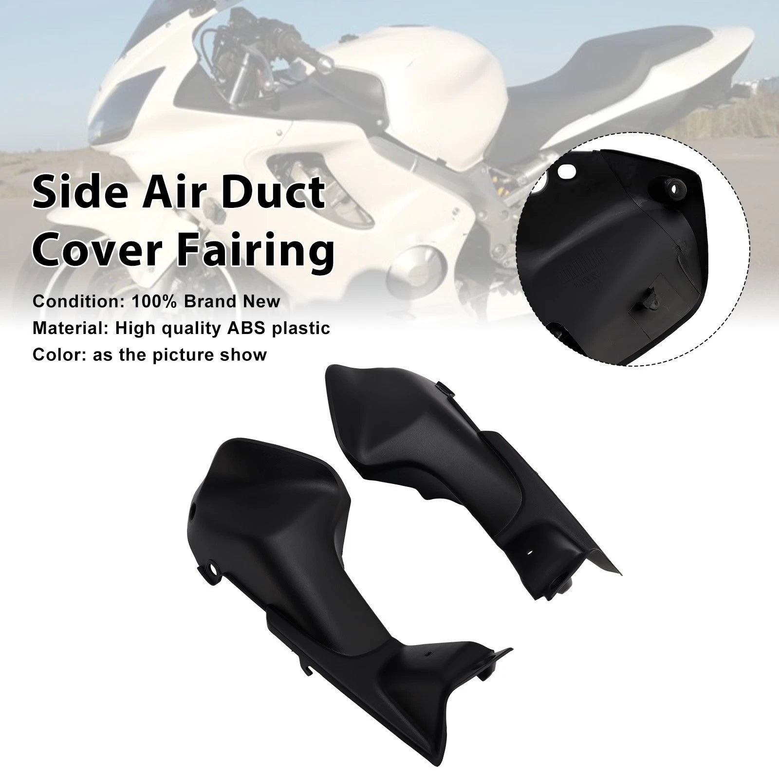 Side Air Intake Duct Cover for Honda CBR600F4i (2001–2006)