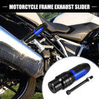 Frame Exhaust Slider Anti-Collision Protector Blue for BMW R1250