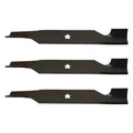 3 Hi Lift Bagging Mower Blades for Craftsman Riding Mower (54" Deck) 187256