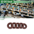Set of 5 Oil Seals FKM Rubber 20x40x10mm for High Pressure
