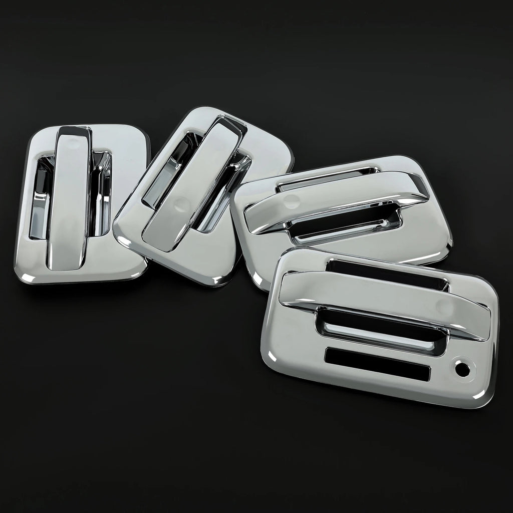 Set of 4 Chrome Door Handle Tailgate Covers for Ford F-150 (2004–2014)