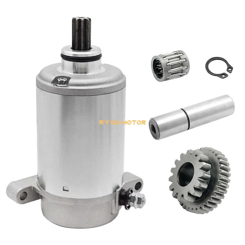 Starter Motor 9T & Idler Gear 15T/34T for Yamaha Big Bear 400 (2000–2012)