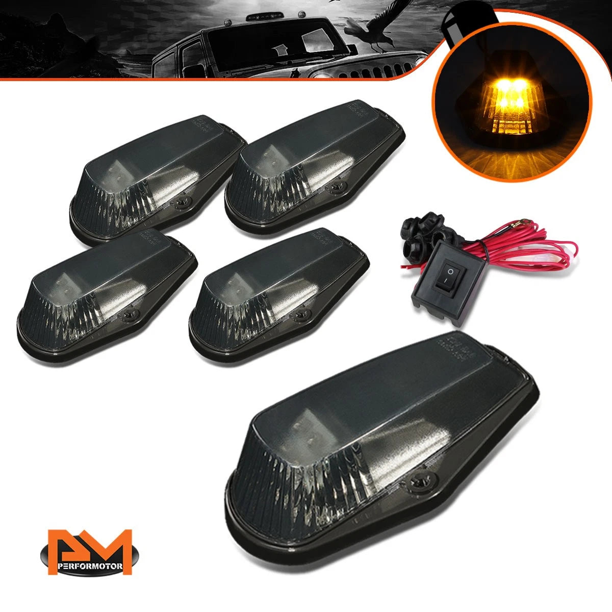 Clear Lens Fog Lights with Switch and Bezel for Camry (2012–2014)