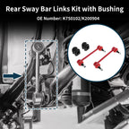 Rear Stabilizer Bar Links with 2 Pcs Bushing for Hyundai Elantra (2011–2016)