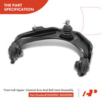 Set of 8 Front Control Arm & Tie Rod Ends for Honda Accord (1998–2002)