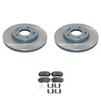 Front Rotors & Brake Pads Kit for Kona Seltos (2020–2023) - DuraGo, Akebono ProACT