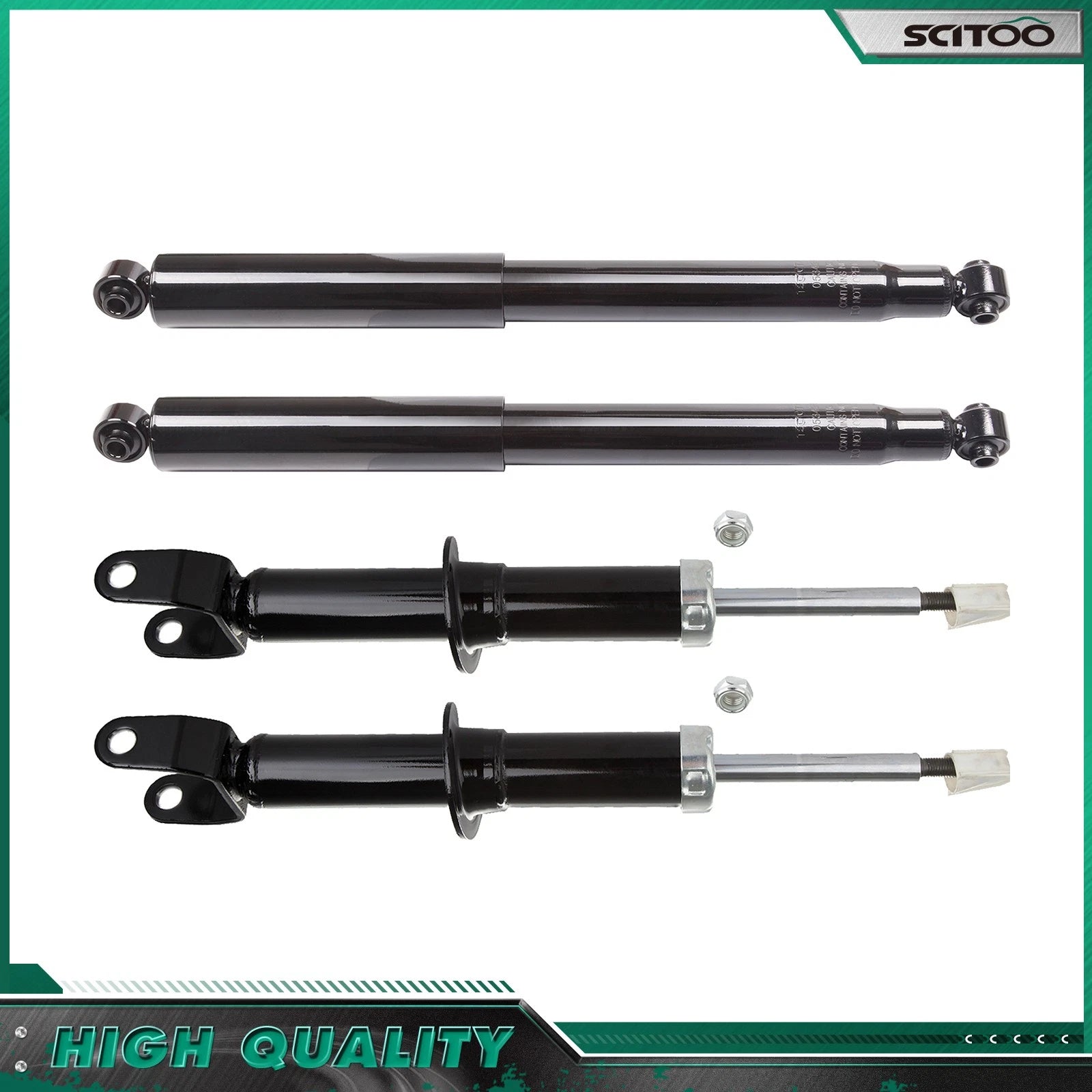 Front Rear Shocks Struts for Dodge Dakota Mitsubishi Raider (2005–2011)