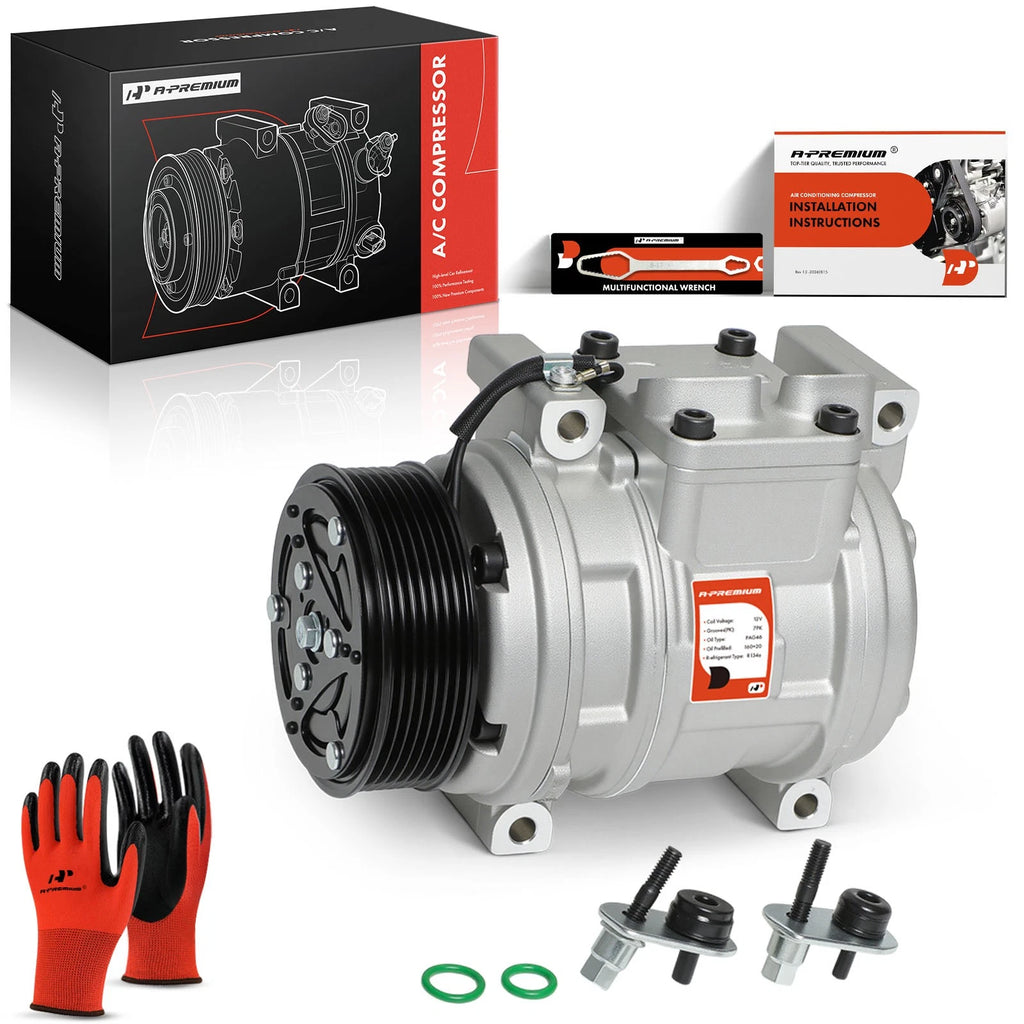 A/C Compressor with Clutch for Honda Civic (2002–2005) Acura RSX (2002–2006)
