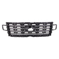 Replacement Black Matte ABS Plastic Grille Mounting Panel (See Compatible Chart)