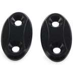 Rearview Mirror Block Off Base Plates Cover for BMW S1000RR (2009-2018)  Black