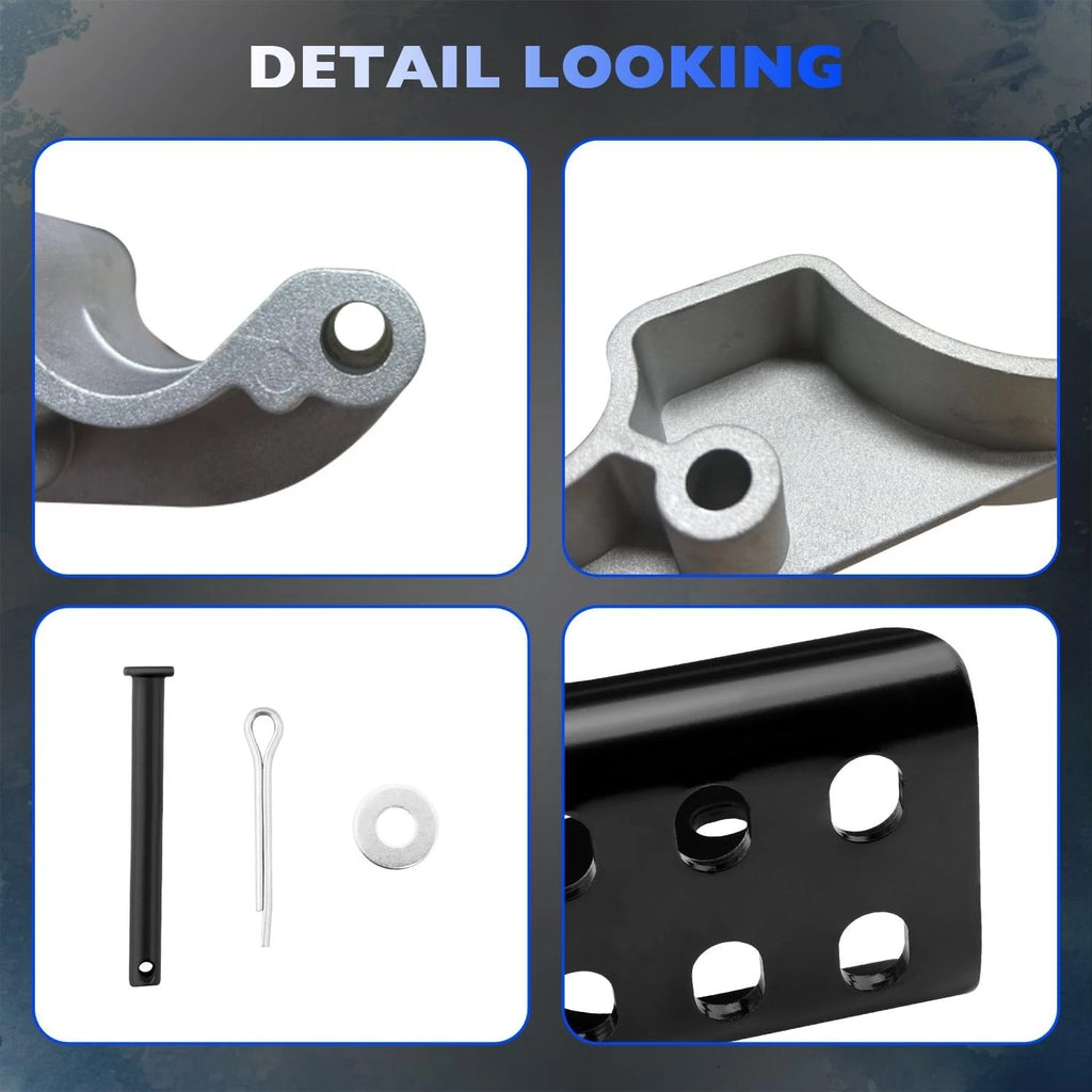 6X Cast Aluminum Tarp Stop Upright Bracket Kit for Universal Applications