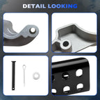 6X Cast Aluminum Tarp Stop Upright Bracket Kit for Universal Applications