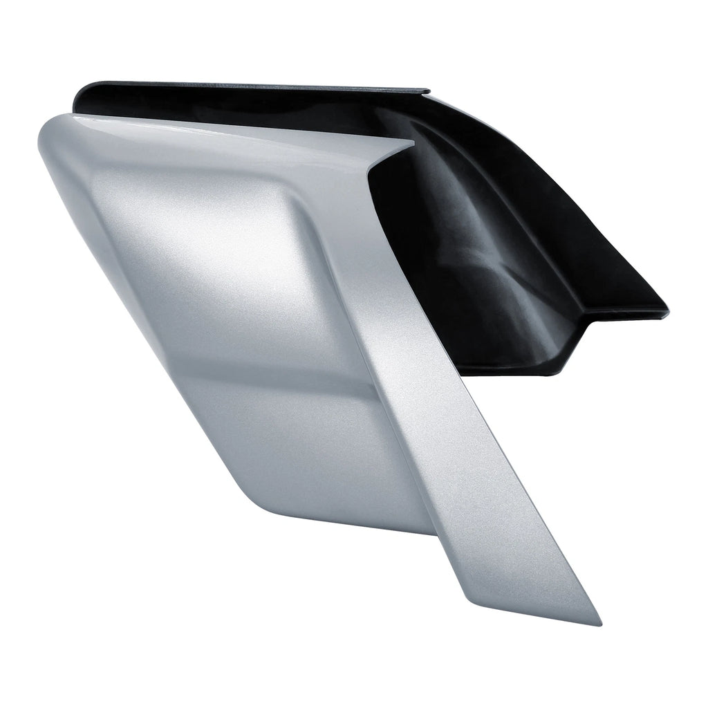 Stretched Side Cover Panel for Harley Touring Glide (2014–Present) Barracuda Silver
