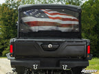 Rear Printed Windshield for Can-Am Defender (2016–2023) - American Flag
