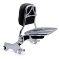 Sissy Bar Upright Chrome Luggage Rack for Harley FLDE FLHC (2018–Later)